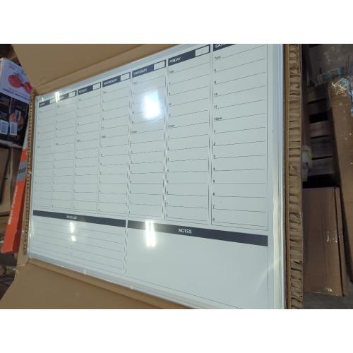 Large Weekly Dry Erase Board, Weekly Planner whiteboard with Hourly time Slots, Whiteboard Weekly Calendar for Schedule for Wall 36 X 24 Double-Sided for Office, Home and School