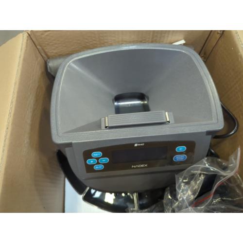 Nadex S540 Pro | Coin Counter, Sorter, and Wrapper | Sorts up to 300 Coins Per Minute | Comes with 48 Preformed Wrappers (Gray)