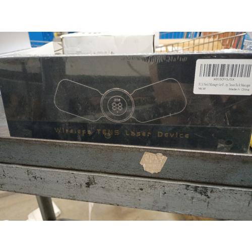 Wireless Tens Laser Device. KTS Neck Massager,Tissue back massager. Rechargeable Intelligent TENS Unit Muscle Stimulator for Pain Relief - FSA or HSA Eligible Deep Tissue EMS Massager Management for Back, Neck, Arm Electronic Pulse Machine