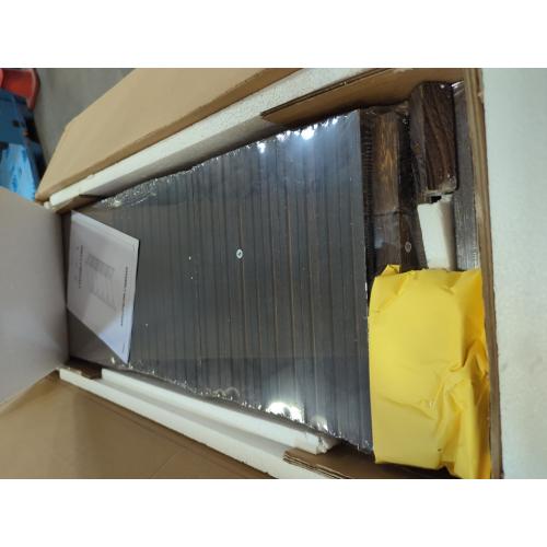 65 Rustic Brown TVU 5-Shelf Wood Bookcase, 65 Inch Tall Bookshelf with Storage, Floor Standing Display Book Shelf, for Living Room Bedroom Study Office, Rustic Brown