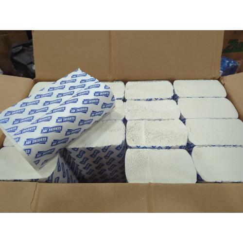 Genuine Joe Multifold Hand Towels, 9.5 x 9.10, 1-Ply, White, 250/Pack, 16 Count