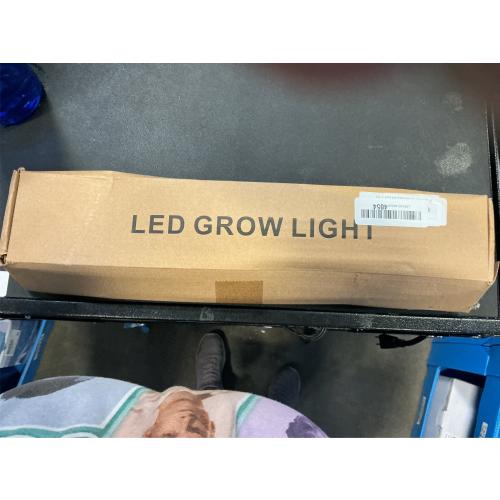 iPower 60W LED Grow Lights with Full Spectrum Plant Growing Light Strips for Indoor Plant with Auto ON/Off 3/9/12H Timer, 10 Dimmable Levels 48 LEDs Per Tude, 4 Tubes, Yellow