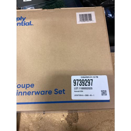 Gibson Simply Essential Coupe 12-Piece Blue Round Stoneware Dinnerware Set