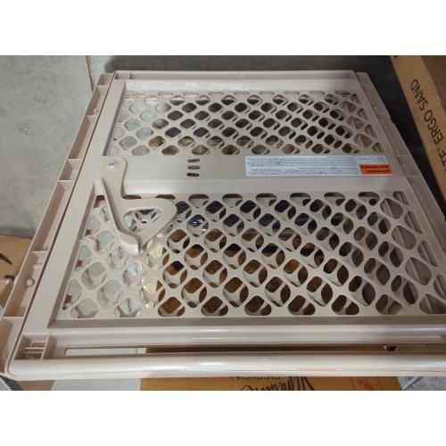 Toddleroo by North States - Supergate Ergo Baby Gate: Plastic Baby Gate for Stairs & Doorways - Adjustable Indoor Safety Gate - Made in USA - 26 to 42 Inches Wide - 26 Inches Tall - Sand