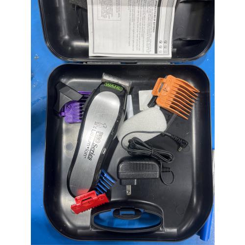 Wahl USA Lithium Ion Pro Series Cordless Animal Clippers – Rechargeable, Heavy-Duty, Electric Dog & Cat Grooming Kit for Small & Large Breeds with Thick to Heavy Coats – Model 9766