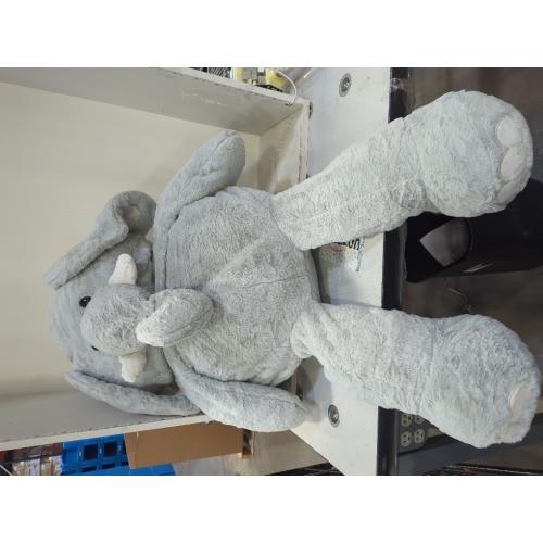 Vermont Teddy Bear Giant Elephant Stuffed Animal – 4 Foot Big Stuffed Elephant Plush from Giant Cuddle Collection Collectible Plushie for All Ages – Finished in The USA
