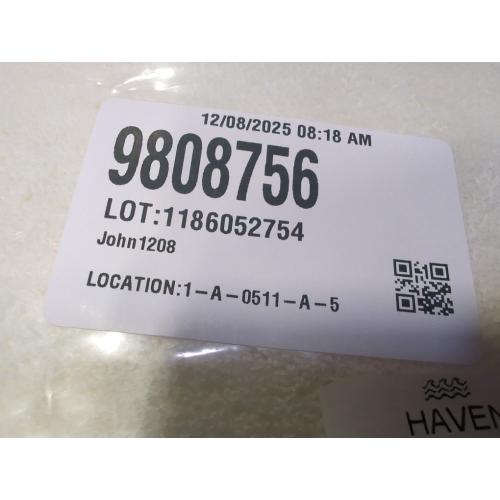 Set of 2  Color White Haven Turkish vanilla ice bath towel