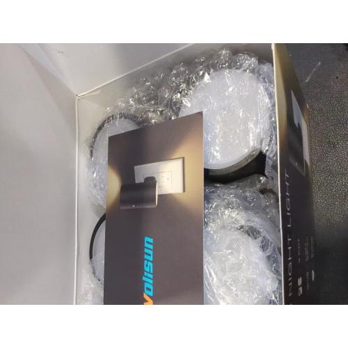 VOLISUN Night Lights Plug into Wall, Dimmable LED Nightlight with Dusk to Dawn Light Sensor, 0-100LM Adjustable Brightness, 3 Color Temperatures, Compact Size Black 4 Pack for Hallway,Bedroom,Bathroom