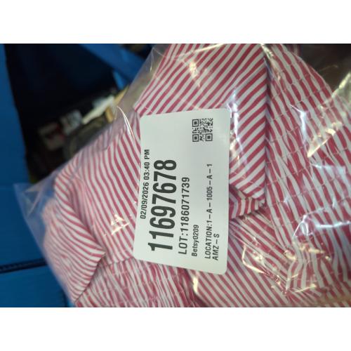 Size L...Button Down Shirts Striped Puff Long Sleeve Oversized Blouses Boyfriend Loose Tunics Collar Top