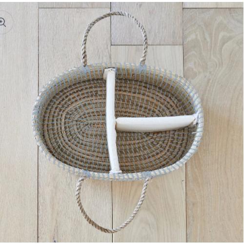 BEBE BASK LILY Diaper Caddy - Dove