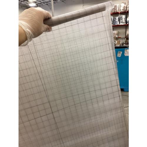 Whiteboard Sheets - Stick Anywhere for an Instant, Removable Dry Wipe Surface, 800 x 600 mm, Pack of 25, White and Grey Squared, Instant Dry Wipe Electrostatic Sheets, 1905157