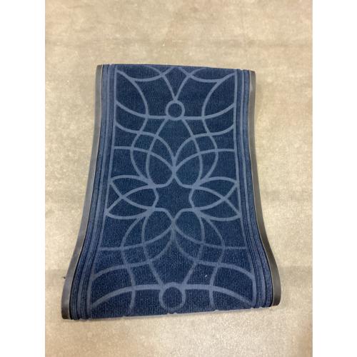 DEXI Front Door Mat Outside Entrance, Heavy Duty Non Slip Low Profile Doormat for Entryway, Trap Dirt and Moisture Welcome Mats, Easy Clean, Patio, Garage, 3x2, Blue