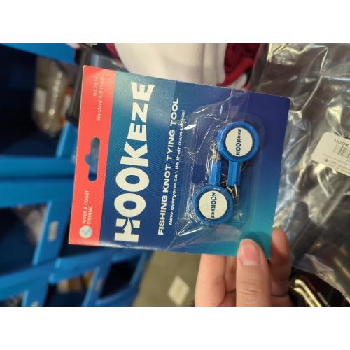 HOOK-EZE Fishing Knot Tying Tool | Protect from Fish Hooks | Tie Fishing Knots Easily | Cool Gadgets for Fishermen | Ice Fly Fishing | Fishing Accessories for Beginner Anglers | Nail Knot Tool