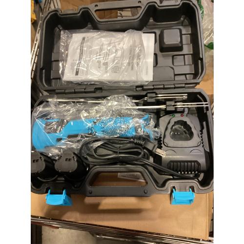 FLISSA Cordless Electric Fillet Knife for Fish with 8 and 10 Stainless Steel Blades, 12V Rechargeable Electric Knife with Non-Slip Handle, 2 Packs Long Lasting Lithium-ion Battery, Portable Carry Case