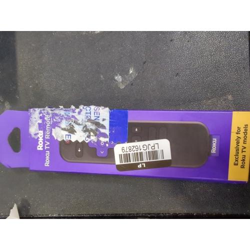 Roku Voice Remote | Replacement TV Remote Control with Voice Control, Simple Setup, & Pre-Set App Shortcuts - Compatible with Roku TV, Players, & Audio Devices