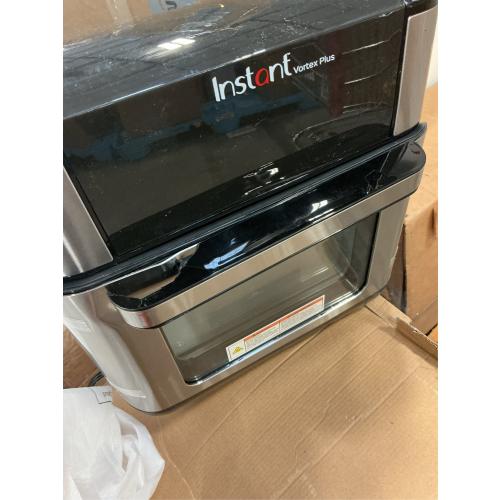 Instant Vortex Plus Black/Silver 10 qt Programmable Digital Air Fryer Oven