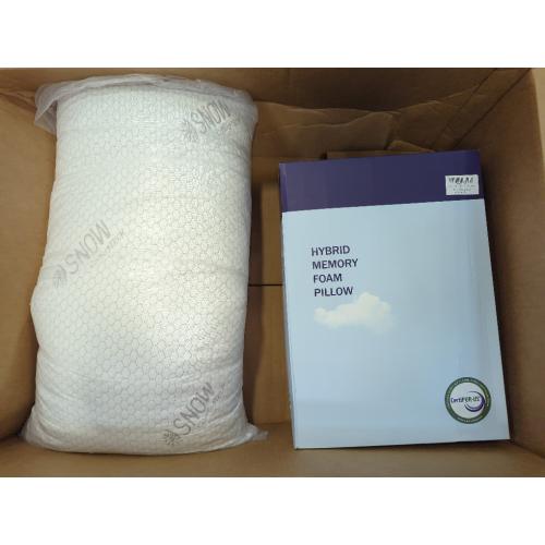 Cooling Pillows Queen Size Set of 2, Shredded Memory Foam Pillows for Sleeping, Firm Pillow Adjustable Soft Gel Cool Bed Pillow for Side, Back and Stomach Sleeper（20x30）