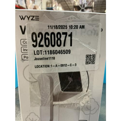 WYZE Cam Pan v3, Indoor/Outdoor IP65-Rated 1080p Pan/Tilt/Zoom Wi-Fi Smart Home Security Camera with Color Night Vision, 2-Way Audio, Compatible with Alexa & Google Assistant, Free Expert Setup