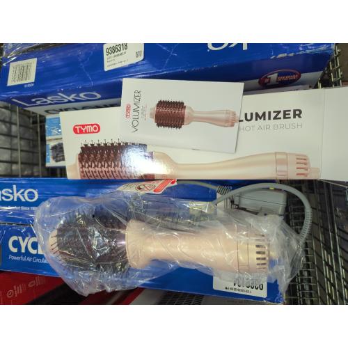 TYMO Volumizer Hot Air Brush Hair Dryer - Champagne Pink - 1200 Watt