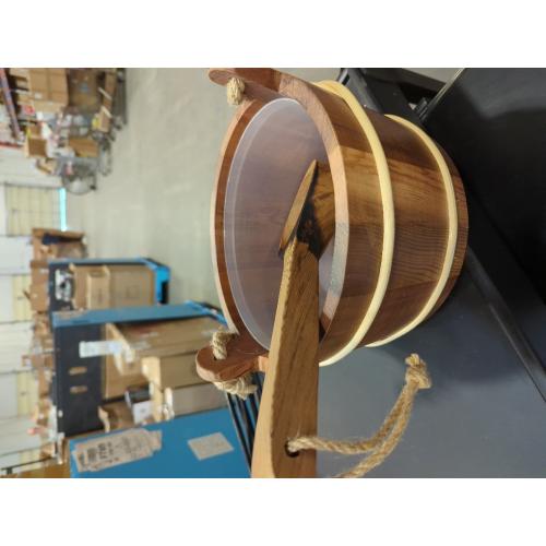 HSE Cedar Sauna Bucket & Ladle (4L, Red Cedar)