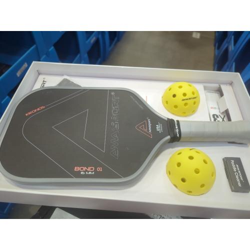 PICKLETECH Kronos Bond 01 Pickleball Paddle - 16mm Fully Encased Carbon Fiber Pickle Ball Racket - Advanced Charged Surface Technology- Larger Sweet S