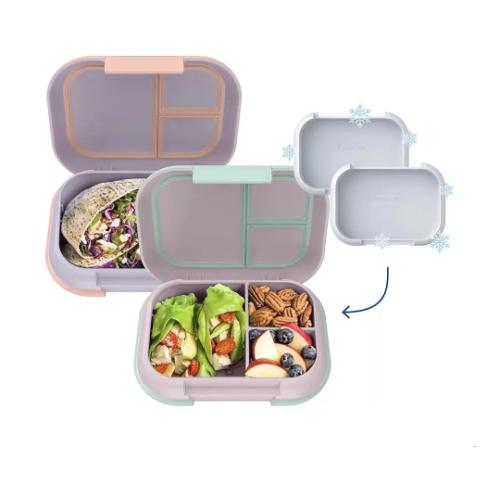 2 PACK - Bentgo Chill Max Pink Purple Leak Proof Plastic Hard Shell Lunch Boxes