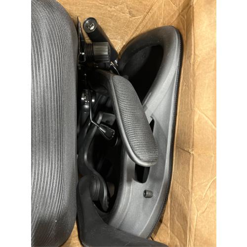 Sytas Ergonomic Desk Chair with Padded Flip up Arms and Supportive Lumbar Support, Breathable Mesh Home Office Chair with Comfortable Cushion for Home or Office(Black)