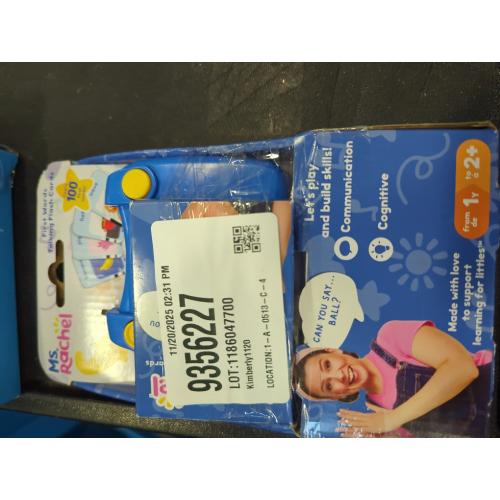 Ms. Rachel First Words Talking Flash Cards with Electronic Reader, 100 Words for Infants Ages 1 and up