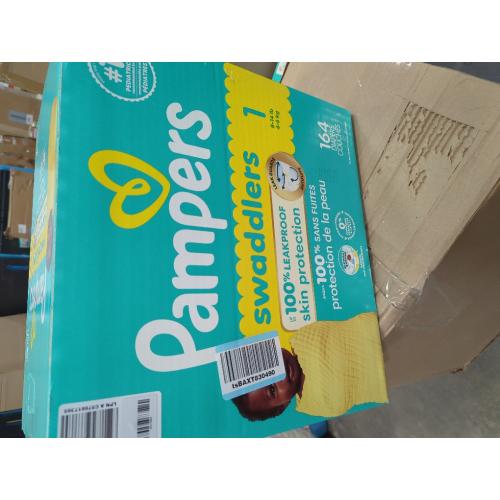 Pampers Swaddlers Active Baby Diapers Enormous Pack - Size 1 - 164ct