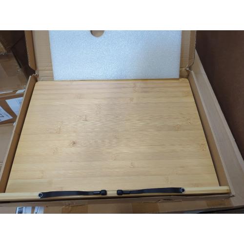 Bamboo wishacc Book Stand, Extra Large (19.68 x 14 inches) Bamboo Wood Book Holder Recipe Stand for Thick Book Reading Hands Free