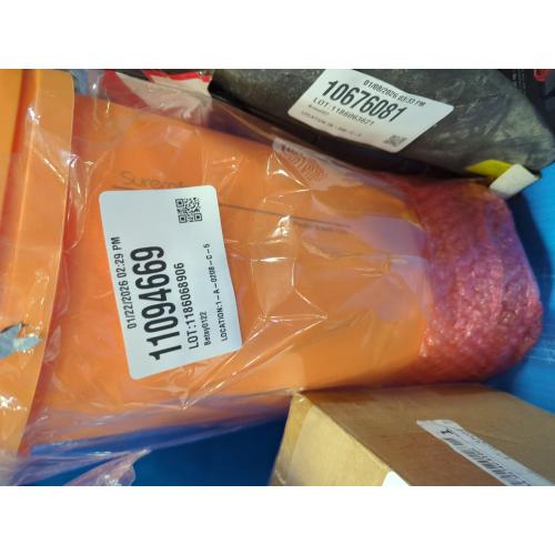 Trash Can Foot Pedal Garbage Cans Bin Dustbin Storage Buckets with Cover Plastic,Compatible for Home Bathroom Cleaning Tools(Orange)