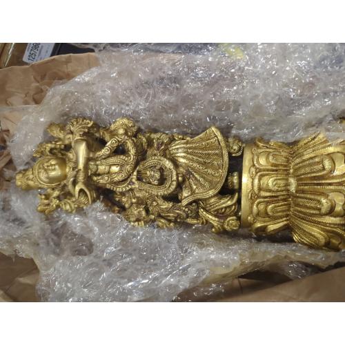 eSplanade - Brass Radha Krishna - Big Size - Brass Radha Idol Statue Sculpture  (Radha Antique)
