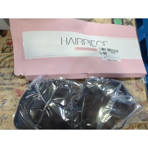 Frontal Hairpiece for Women Natural Black Hair Extension Hairline Loss Straight Tape in Human Hair Toppers Replacement Toupee (0.78x6.3, 6, Natural Black)