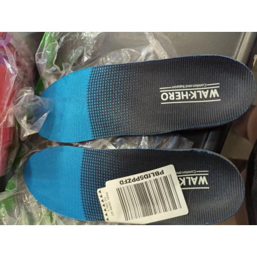Walkhero Plantar Fasciitis Pain Relief Insoles High Arch Support Orthotic Shoes Inserts, Relieve Flat Feet and Foot Fatigue (Mens 6-6 1/2 | Womens 8-8 1/2, Blue)