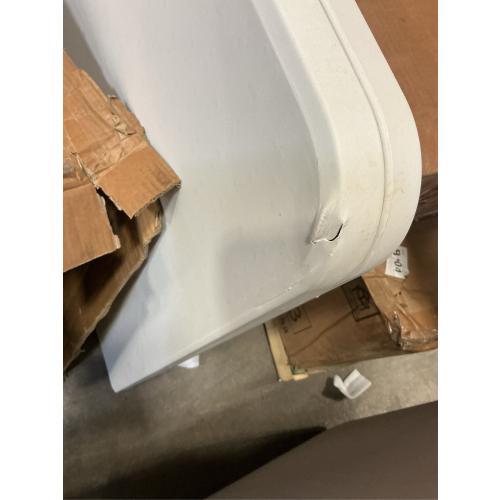 Set of 2 Folding Table 6 FT Lightweight Camping Table Portable Plastic Rectangular Outdoor Dining Table Steel Legs Fold-in-Half with Carrying Handle for Indoor,Picnic,Party,Wedding,Events(White)