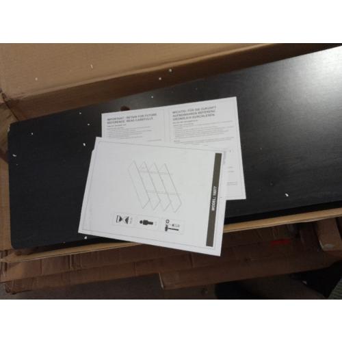 Furinno Turn-N-Tube 4-Tier Wide Display Shelf, Espresso/Black