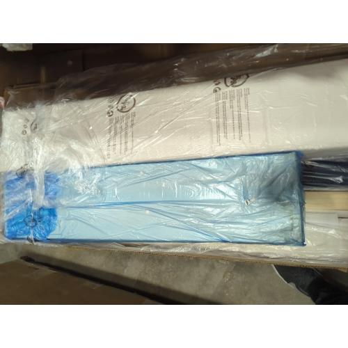 King Bed Frame Cream With Side Studs