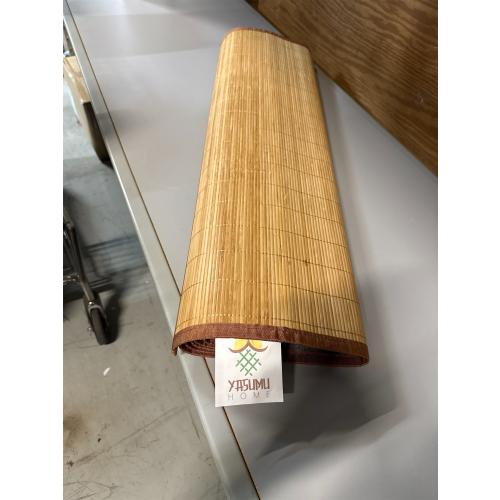 70 x 35 inch Natural Bamboo Area & Kitchen Rug | Bath & Shower Mat | Indoor Runner Mat | Anti-Slip and Roll-Up (Carbonized, 70 x 35 inch)