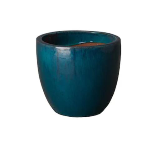 Teal Ceramic Planter