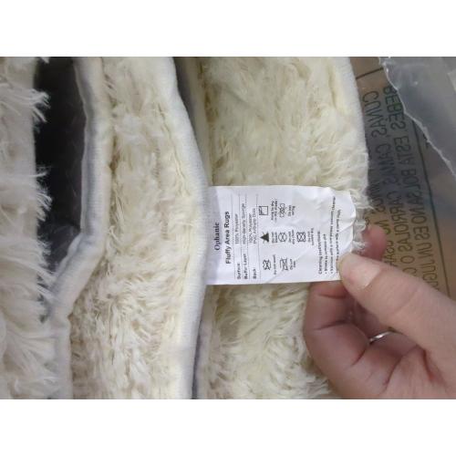 Ophanie 6x9 Area Rugs, Upgrade Non-Slip Fluffy Soft Rugs for Living Room, Large Shag Ivory Fuzzy Plush Rug, Shaggy Big Carpets for Bedroom, Kids Boys Girls Dorm Nursery Home Decor Aesthetic