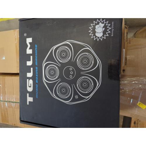 Music Boxing Machine, Interactive Punching Trainer with Boxing Gloves, Large Size Wall Mounted Electronic Boxing Target for Adults Kids, 9 Modes & 9 Speeds