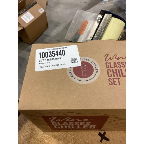 Gusto Nostro Marble Wine Chiller Bucket - 750ml Wine Bottle Cooler and Champagne Chiller for Party, Kitchen, Bar Cart Decor to Chill & Keep Bottles Cold with Unique Wine Lovers Gift Box (Black Zebra)