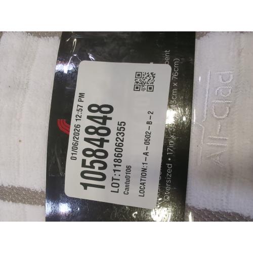 All-Clad Checked Kitchen Towel: Highly Absorbent, Super Soft Long Lasting - 100% Cotton, 17x30 Tea Towel for Cleaning & Drying Dishes, Pans, Glassware, or Countertops, (2-Pack), Titanium Gray