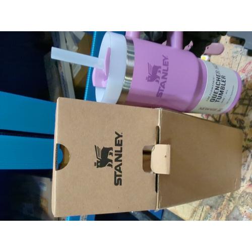 STANLEY Quencher H2.0 Tumbler with Handle and Straw 14 oz | Flowstate 3-Position Lid | Cup Holder Compatible for Travel | Insulated Stainless Steel Cup | BPA-Free | Lilac