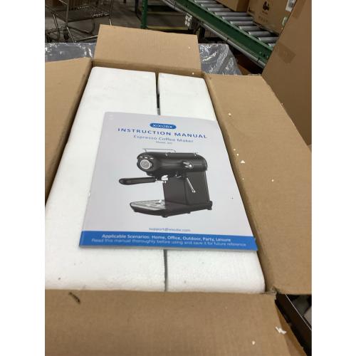 Espresso Machine, 20 BAR Pump Temperature Control, Compact Espresso Maker with Steam Milk Frother, Professional Coffee Makers for Home, Cappuccino, Latte, Gifts for Coffee Lover, Black