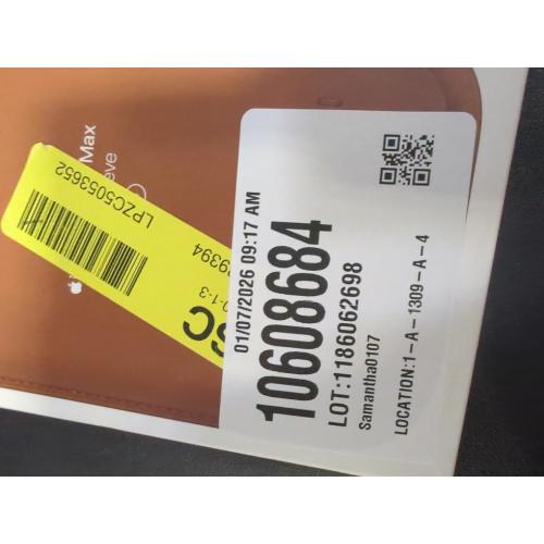 Official Leather Sleeve for MagSafe for iPhone 12 Pro Max - Saddle Brown