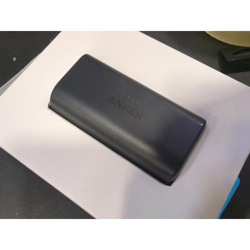 Anker - Nano Power Bank with Built-in Foldable USB-C Connector - Black