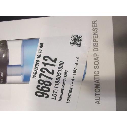 Aunmaon Automatic Soap Dispenser Touchless, Modern, Kitchen & Bathroom, Hands-Free, Adjustable Volume, Long Battery Life, Compatible with Thick & Thin Soap, Easy for Toddlers, Clog-Free, White