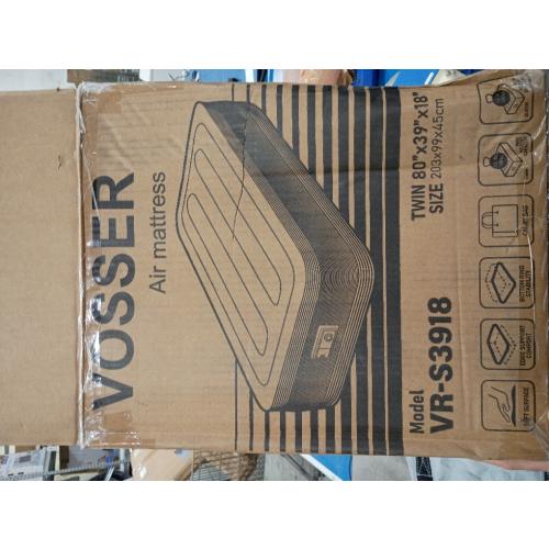 Twin Air Mattress with Built in Pump,18''Inflatable Mattress 2 Mins Self-Inflation/Deflation,XL-Long Blow up Mattress Thicker,Flocked Top Air Bed with Storage Bag for Home, Camping & Guests