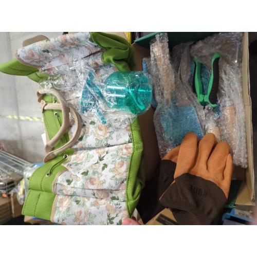 Garden Tools Set 10-Piece, Heavy Duty Stainless Steel Garden Hand Tools with Floral Tote Bag - Rust-Proof Garden Tools for Gardening, Gardening Gifts for Women Mom​